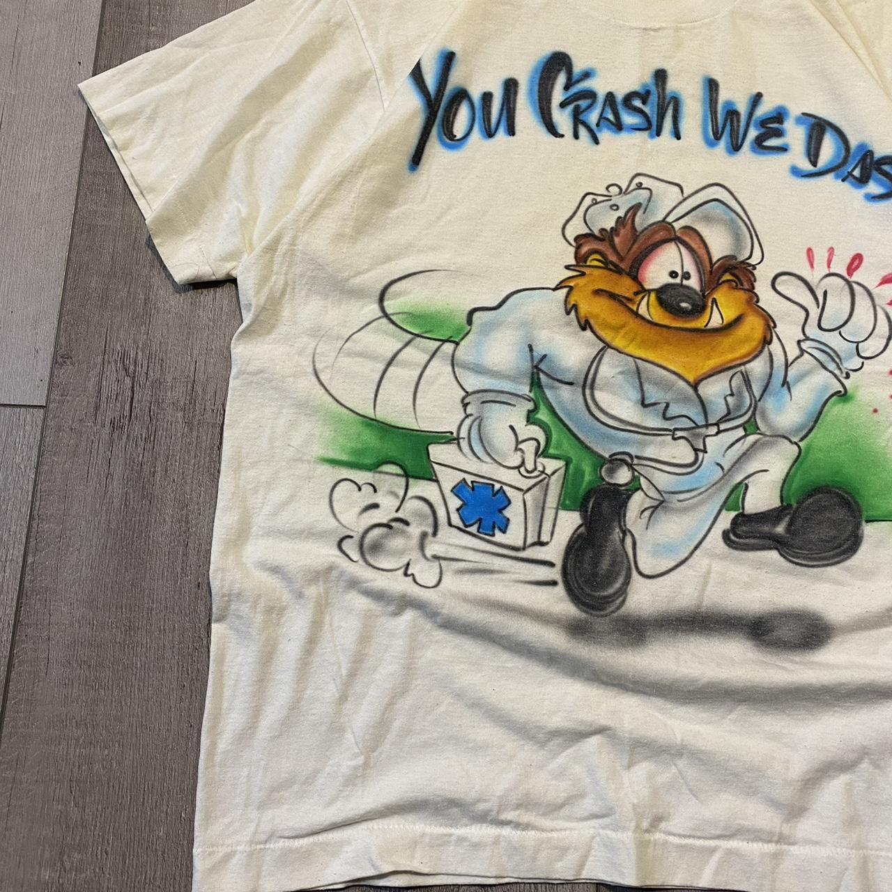 Vintage 90s “ You Crash We Dash” T-shirt!