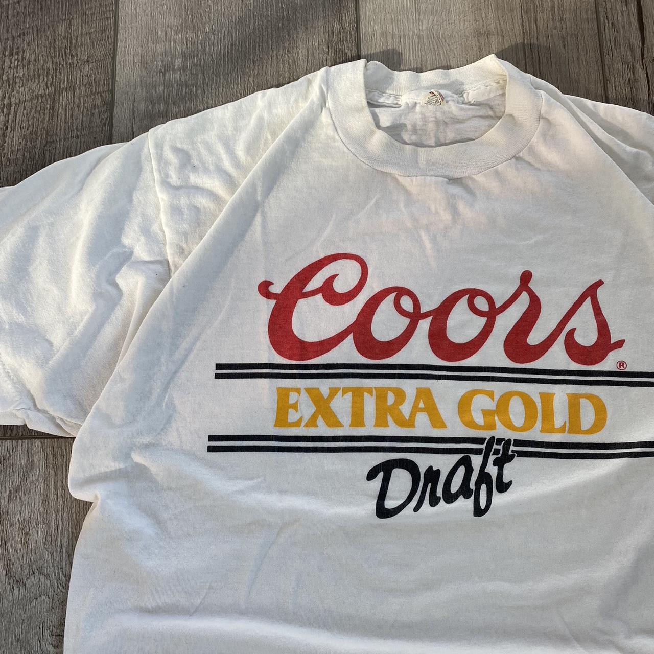 80s Coors Extra Gold Beer Tee