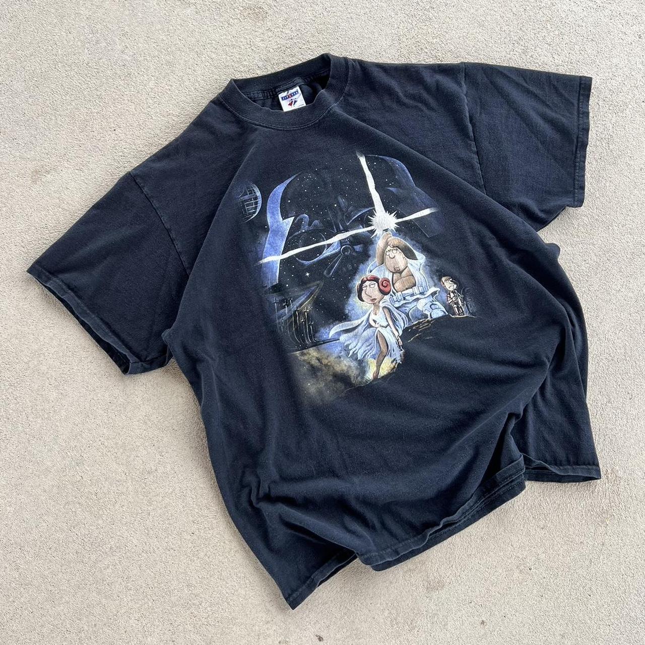 Vintage Y2K Family guy Star Wars T-shirt