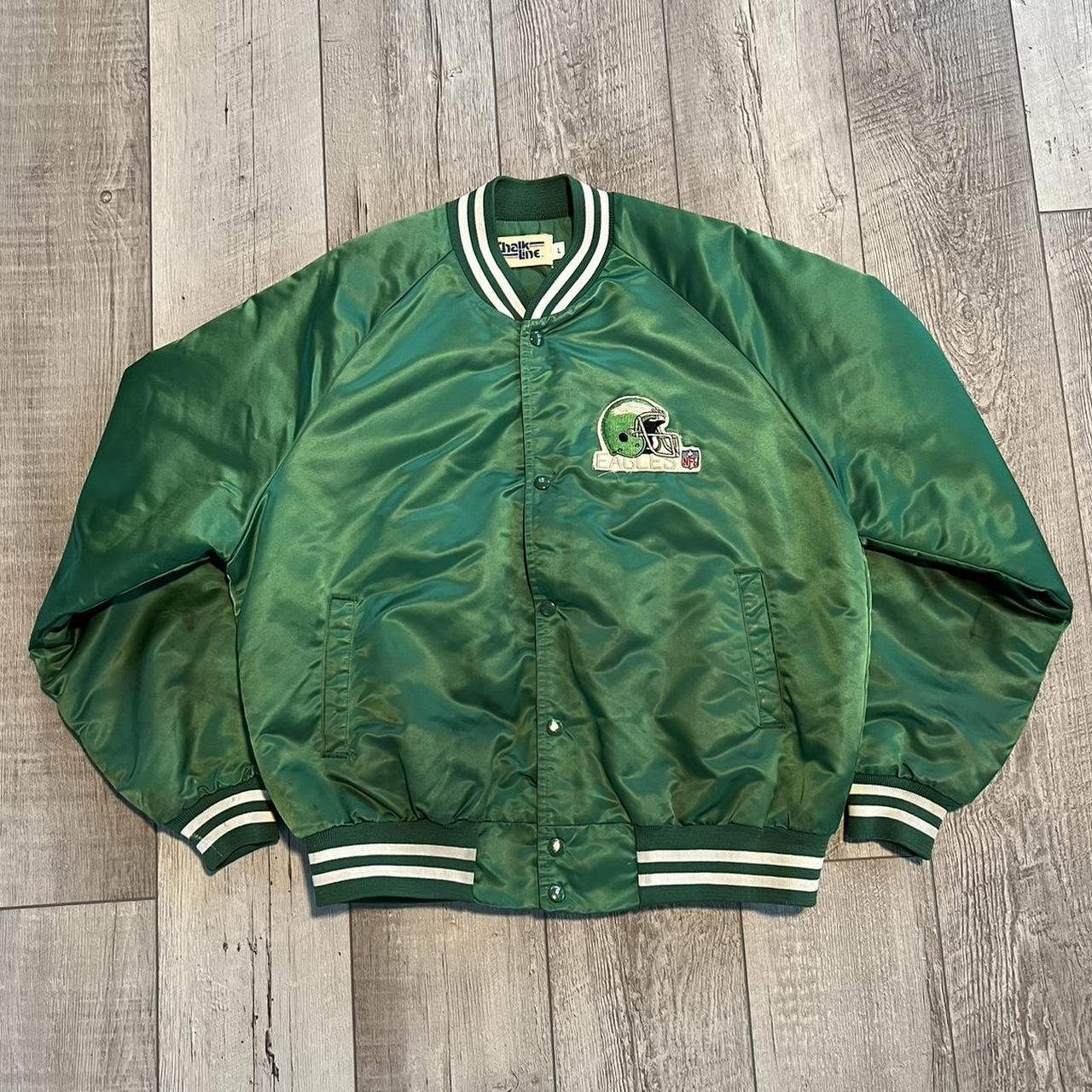 80s Philadelphia Eagles Swingster Satin NFL Jacket