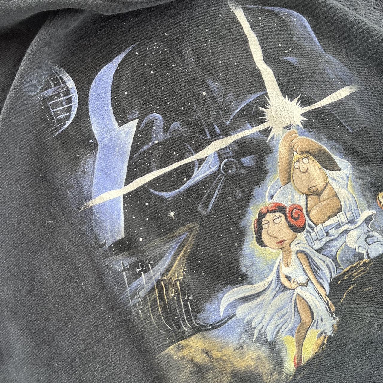 Vintage Y2K Family guy Star Wars T-shirt