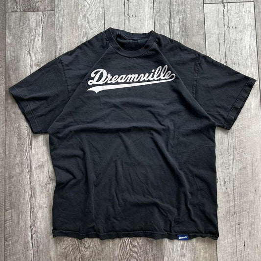 Dreamville J. Cole 2007 Black Short Sleeve Rap Logo Authentic Tee